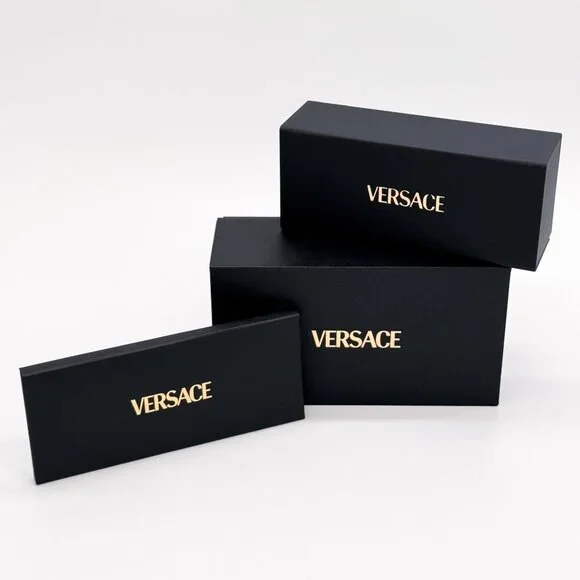 NEW VERSACE SUNGLASSES VE4498 GB1/87 BLACK/GRAY WOMEN EYEWEAR MOD 4498 GB1/87